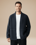 Men's Button-Front Knit Cardigan | Stylish