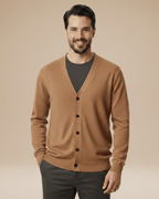 Men's Button-Front Knit Cardigan | Winter