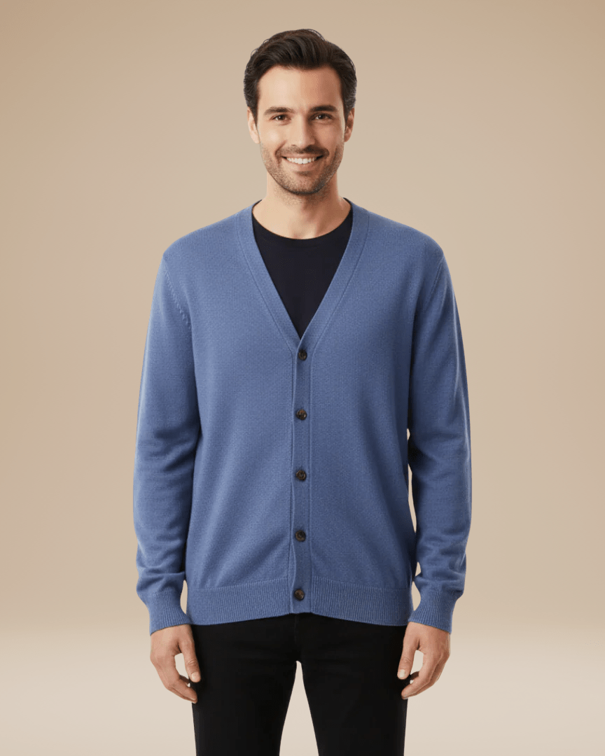 Men's Button-Front Knit Cardigan | Winter