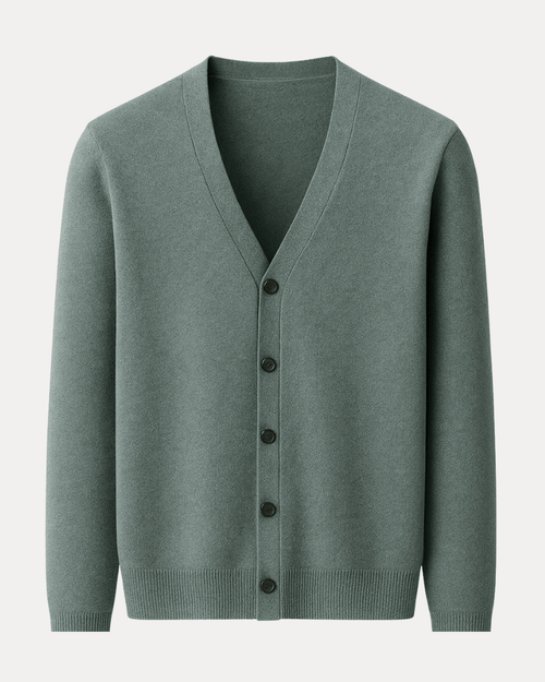 Men's Button-Front Knit Cardigan | Winter