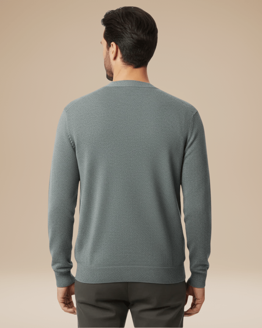 Men's Button-Front Knit Cardigan | Winter