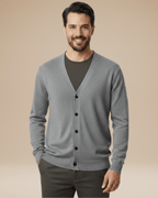 Men's Button-Front Knit Cardigan | Winter
