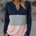 Women’s Split Neck Sweater | Casual