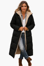 Women's Winter Zip Up Puffer Jacket | Hooded