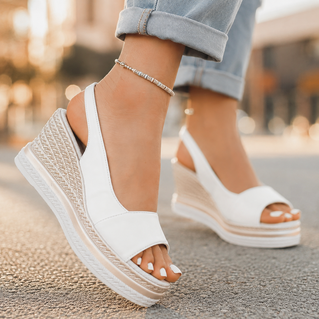 Women's Slingback Wedge Sandals | Summer