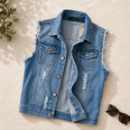 Men's Casual Button Up Vest | Sleeveless