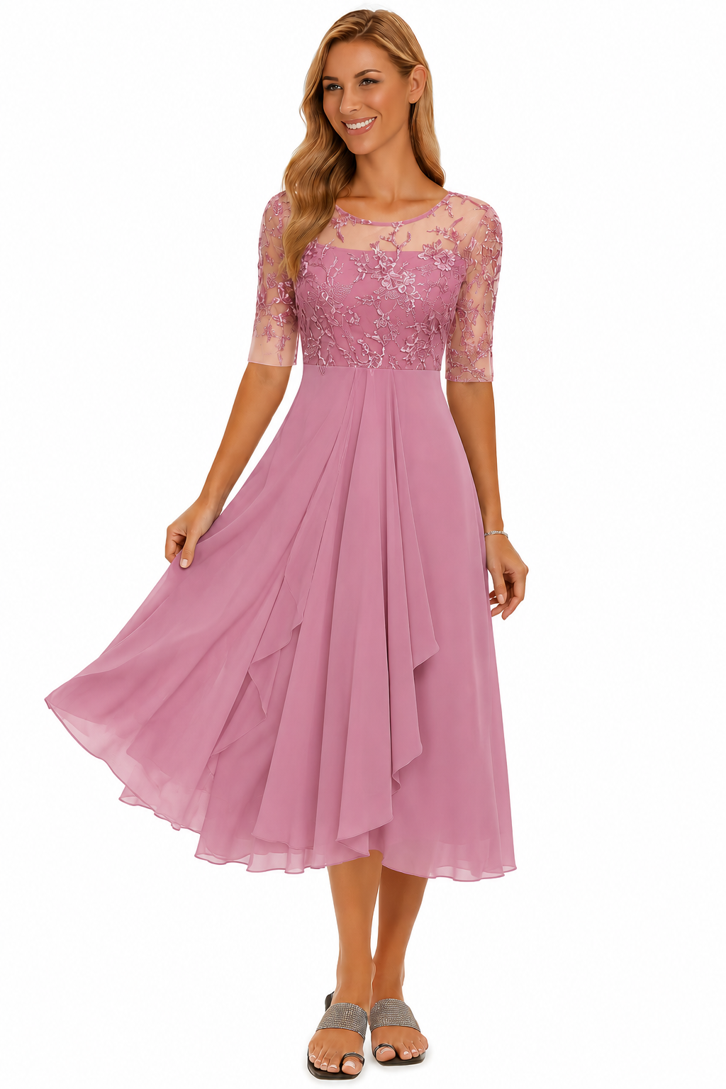 Women's Formal Wedding Guest Dress | Midi