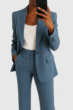 Women's Elegant Two-Piece Suit Set | Semi Formal