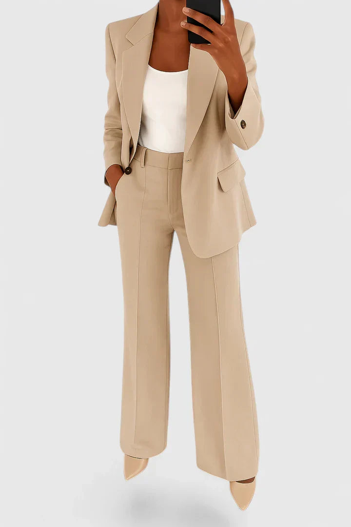 Women's Elegant Two-Piece Suit Set | Semi Formal