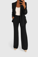 Women's Elegant Two-Piece Suit Set | Blazer and Trouser