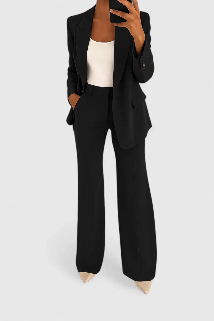 Women's Elegant Two-Piece Suit Set | Blazer and Trouser
