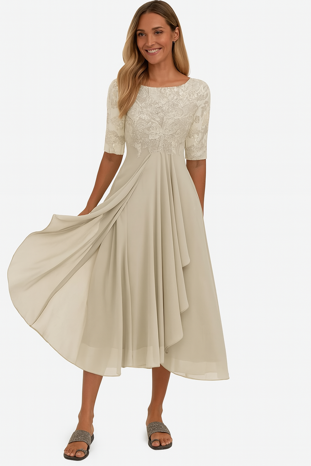 Women's Formal Wedding Guest Dress | Midi