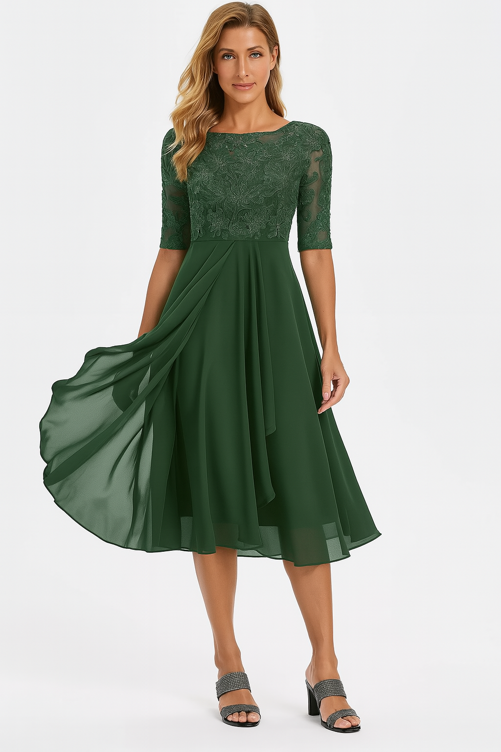 Women's Formal Wedding Guest Dress | Midi