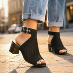 Women's Peep Toe Ankle Strap Sandals | Stylish
