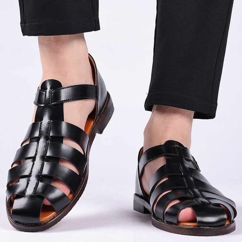 Men's Elegant Fisherman Sandals | Adjustable Strap