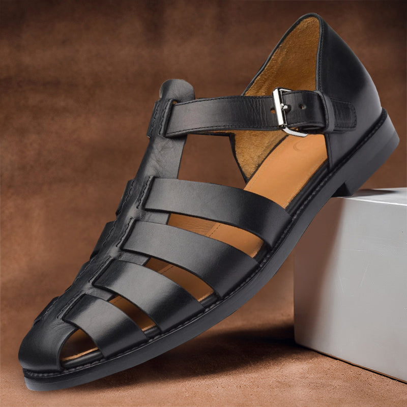 Men's Elegant Fisherman Sandals | Adjustable Strap
