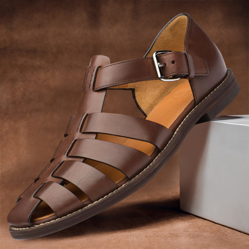 Men's Elegant Fisherman Sandals | Adjustable Strap