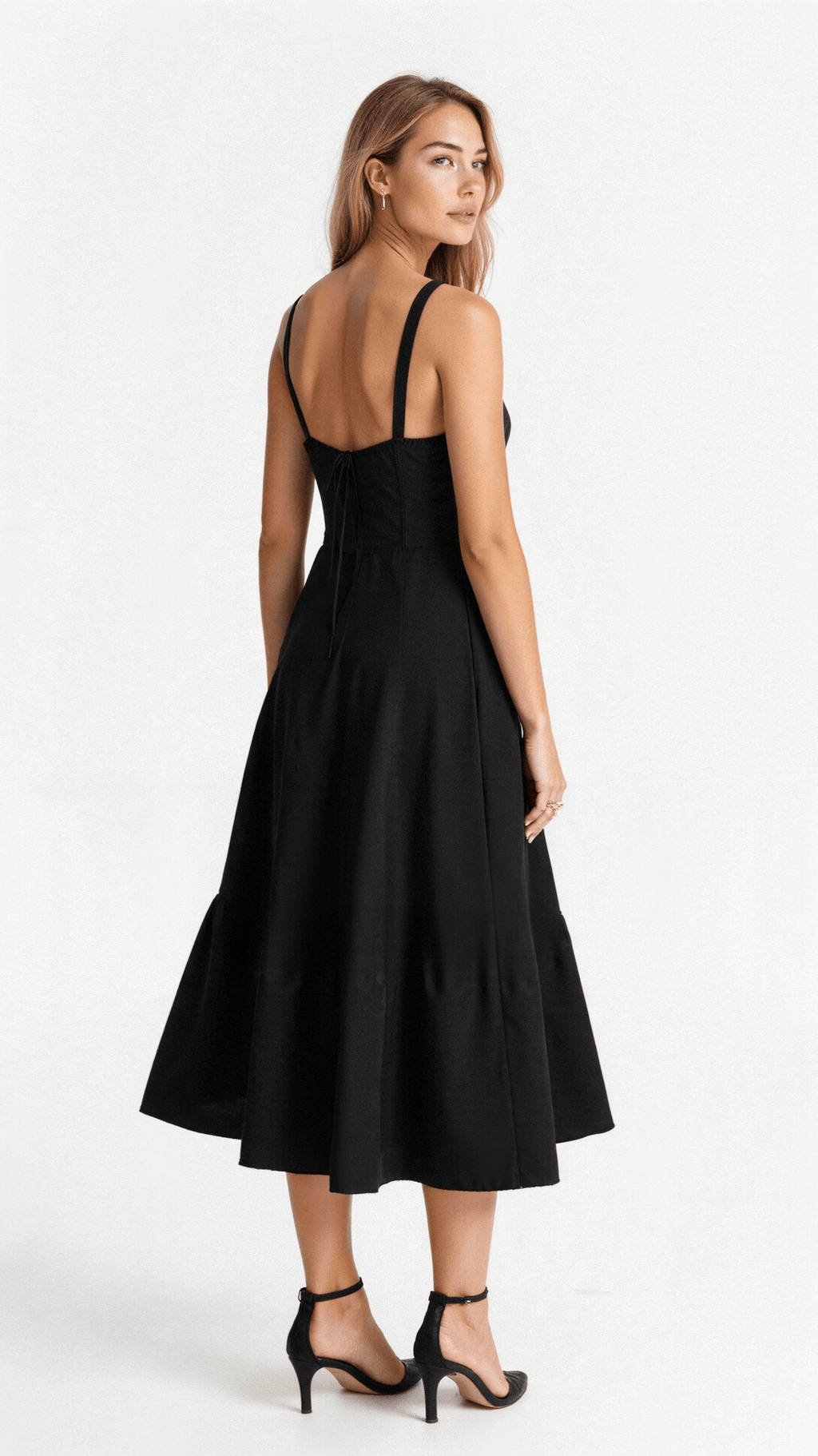 Women's Floral Print Slip Corset Dress | Midi