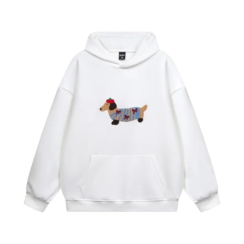 Women's Winter Embroided Hoodie | Oversized