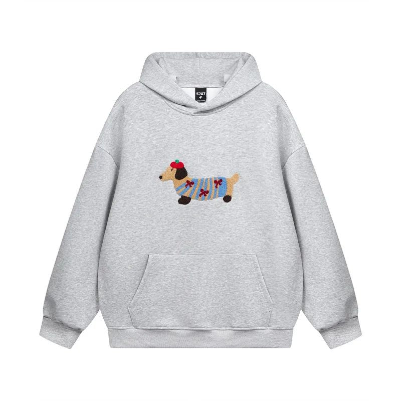 Women's Winter Embroided Hoodie | Oversized