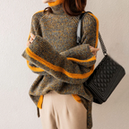 Women's Knit Oversized Turtleneck Sweater | Winter