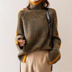 Women's Knit Oversized Turtleneck Sweater | Winter