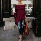 Women's Asymmetric Foldover Top | Off-Shoulder