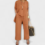 Women's Solid Color Matching Set | Three-Piece