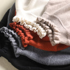 Women's Turtleneck Ruffled Collar Sweater | Ruffle Cuffs