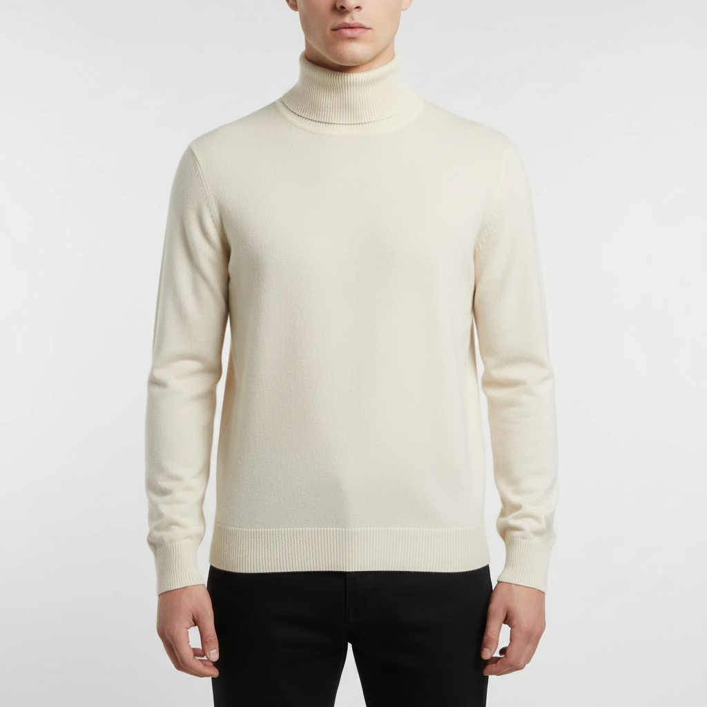 Men’s Knit Turtleneck Sweater | Fall