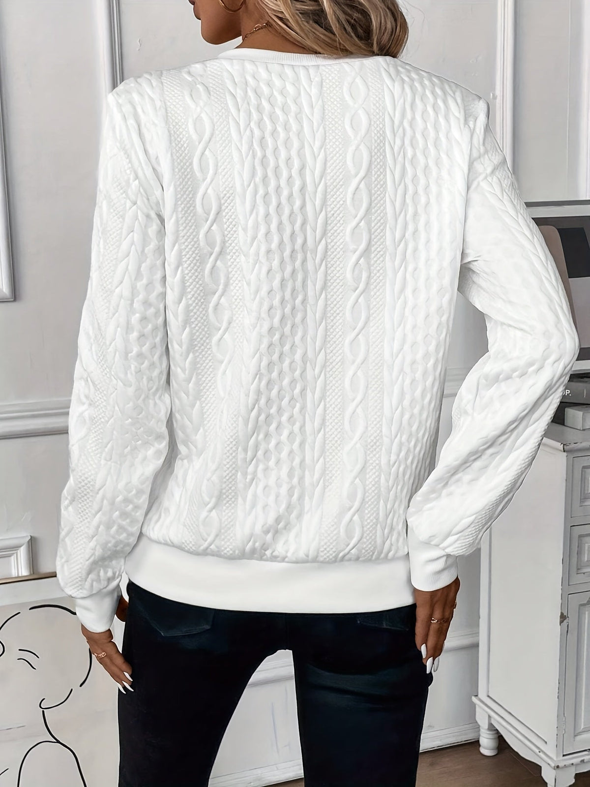 Women's Winter Quarter Zip Sweater | Knit