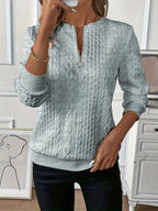 Women's Winter Quarter Zip Sweater | Knit