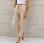 Women's Slim Fit Summer Trousers | Drawstring