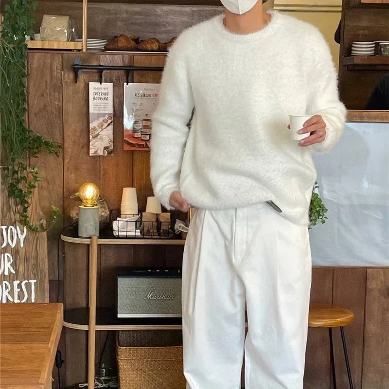 Men's Long Sleeve Chunky Sweater | Winter