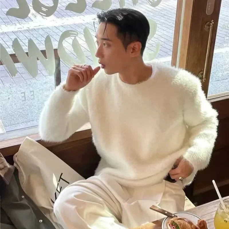 Men's Long Sleeve Chunky Sweater | Winter