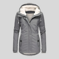 Women's Winter Long Zip Up Jacket | Hooded