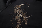 Men's Streetwear Oversized Black Hoodie | Graphic