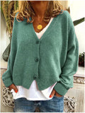 Women's Casual Button-Front Knit Cardigan | Winter