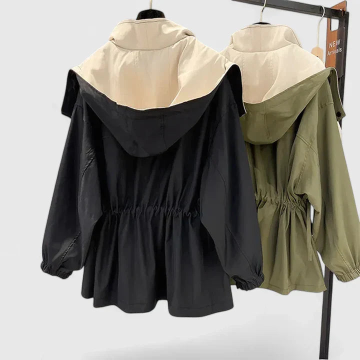Women's Stylish Two-Tone Jacket | Oversized