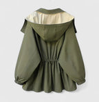 Women's Stylish Two-Tone Jacket | Oversized