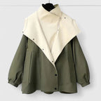 Women's Stylish Two-Tone Jacket | Oversized