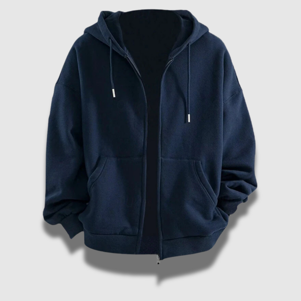 Men's Casual Zip Up Hoodie | Pockets