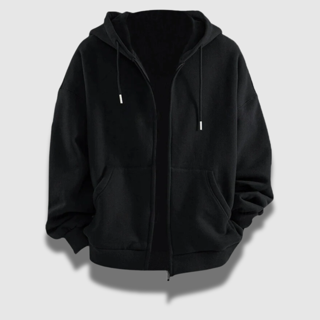Men's Casual Zip Up Hoodie | Pockets