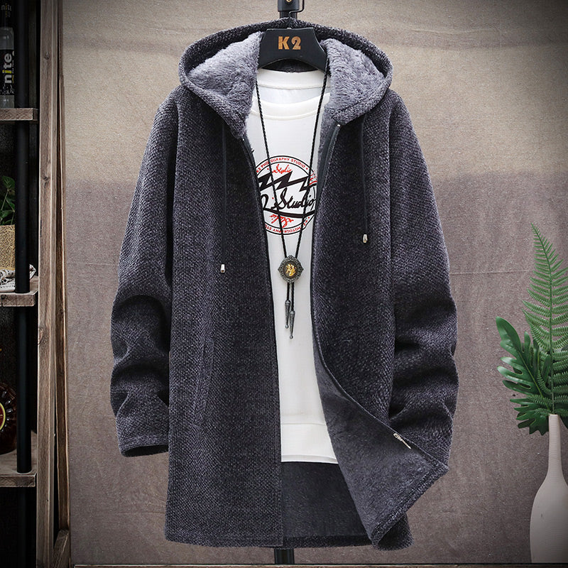 Men's Longline Hooded Cardigan | Casual