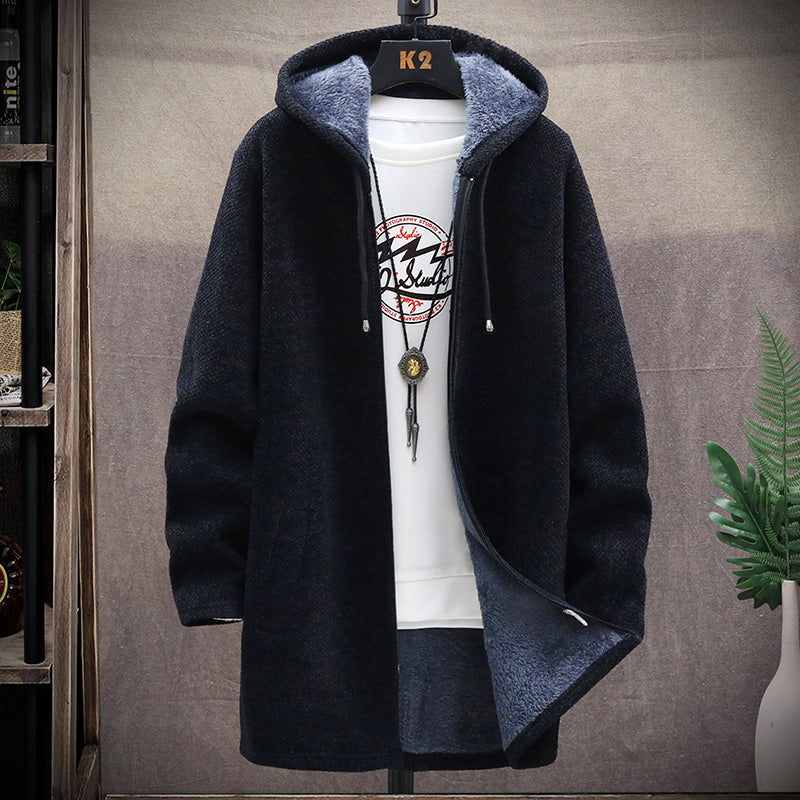 Men's Longline Hooded Cardigan | Casual