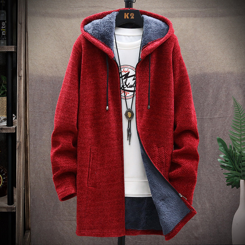 Men's Longline Hooded Cardigan | Casual