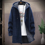 Men's Longline Hooded Cardigan | Casual
