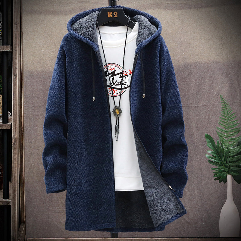 Men's Longline Hooded Cardigan | Casual