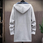 Men's Longline Hooded Cardigan | Casual