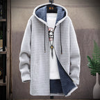 Men's Longline Hooded Cardigan | Casual